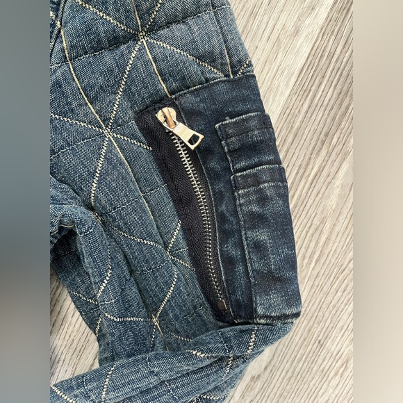 Hudson denim jacquard bomber jacket - Picture 2 of 7